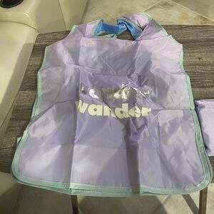 Kate spade ♠️ new lunch bag reusablele bag says wonder wander on it